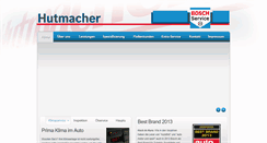 Desktop Screenshot of hutmacher-gmbh.de