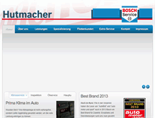 Tablet Screenshot of hutmacher-gmbh.de